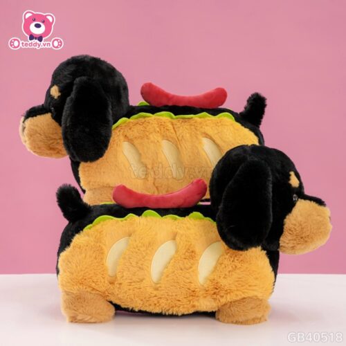 Chó Bông Dachshund Lạp Xưởng Hamburger