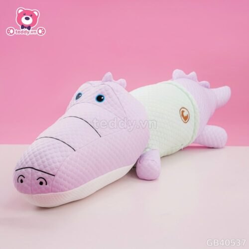 Gối Ôm Lạnh Cá Sấu Mặc Áo