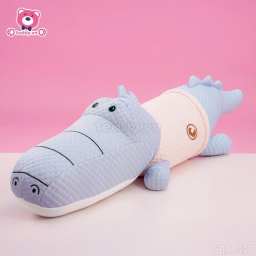 Gối Ôm Lạnh Cá Sấu Mặc Áo