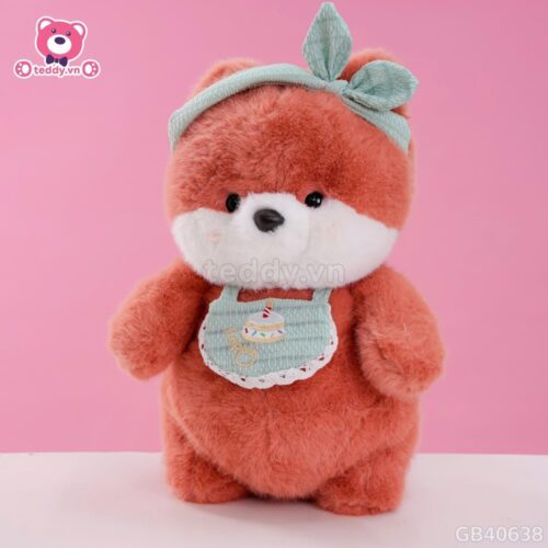 Thú Bông Yếm Happy Đeo Băng Đô