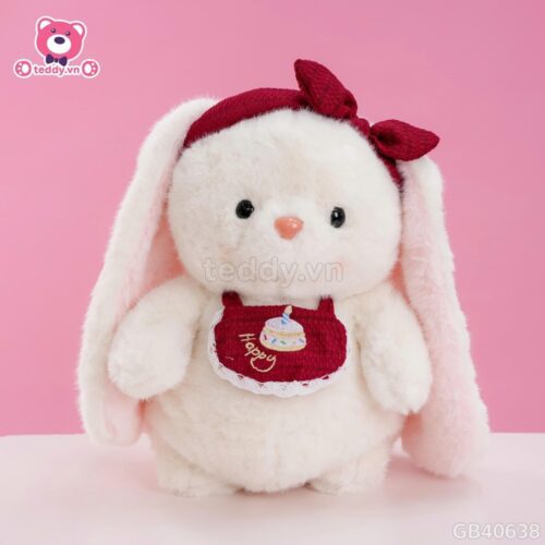 Thú Bông Yếm Happy Đeo Băng Đô