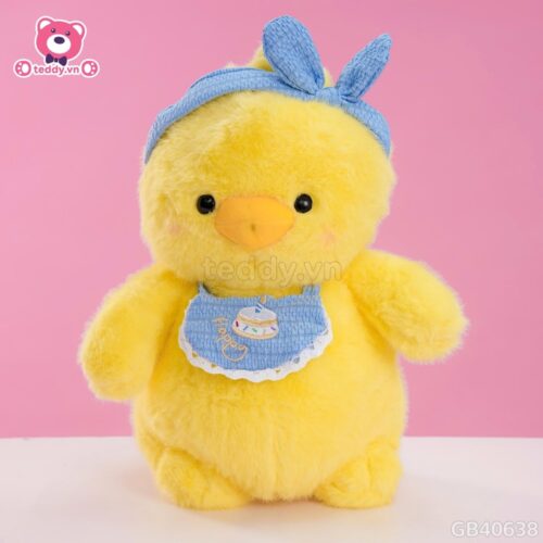 Thú Bông Yếm Happy Đeo Băng Đô