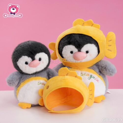Cánh Cụt Bông Đội Mũ Cá