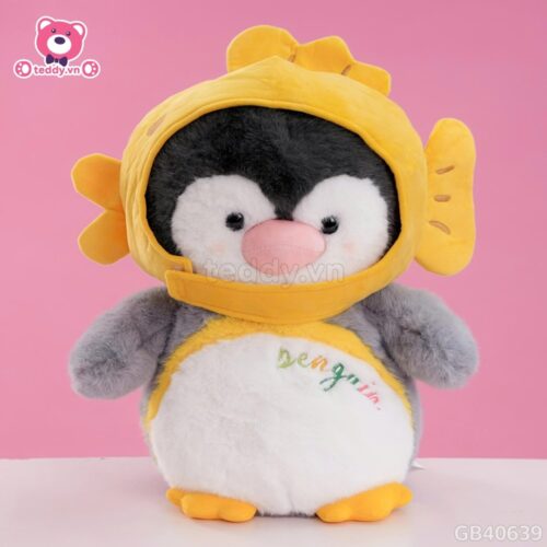 Cánh Cụt Bông Đội Mũ Cá
