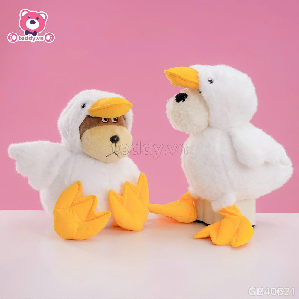 Gấu Bông Vịt Ngụy Trang