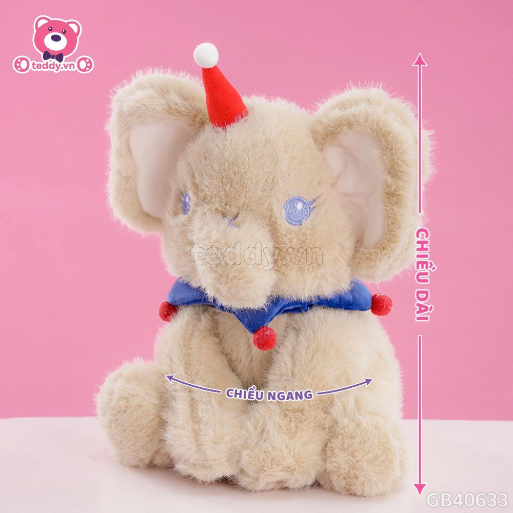 Voi Bông Ngồi Mũ Đỏ