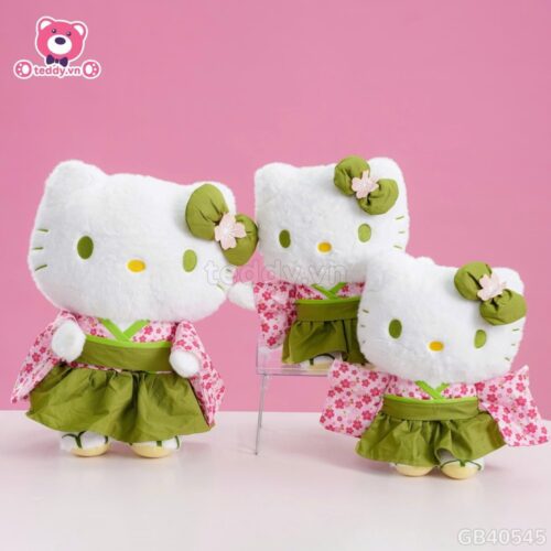 Gấu Bông Hello Kitty Mặc Kimono