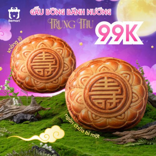 Gấu Bông Bánh Trung Thu Khổng Lồ